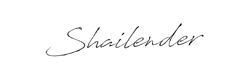 How to make Shailender name signature. Use Antro_Vectra style for creating short signs online. This is the latest handwritten sign. Shailender signature style 6 images and pictures png