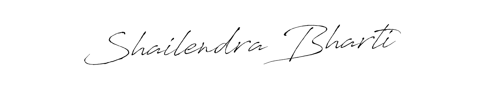 Make a beautiful signature design for name Shailendra Bharti. With this signature (Antro_Vectra) style, you can create a handwritten signature for free. Shailendra Bharti signature style 6 images and pictures png