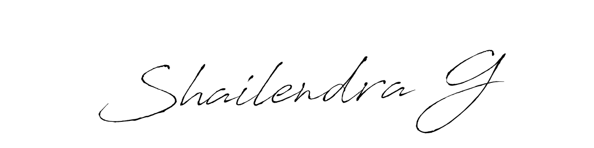It looks lik you need a new signature style for name Shailendra G. Design unique handwritten (Antro_Vectra) signature with our free signature maker in just a few clicks. Shailendra G signature style 6 images and pictures png