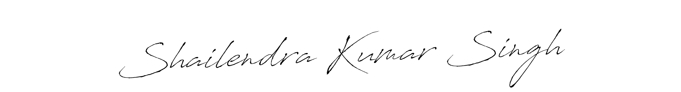 Create a beautiful signature design for name Shailendra Kumar Singh. With this signature (Antro_Vectra) fonts, you can make a handwritten signature for free. Shailendra Kumar Singh signature style 6 images and pictures png