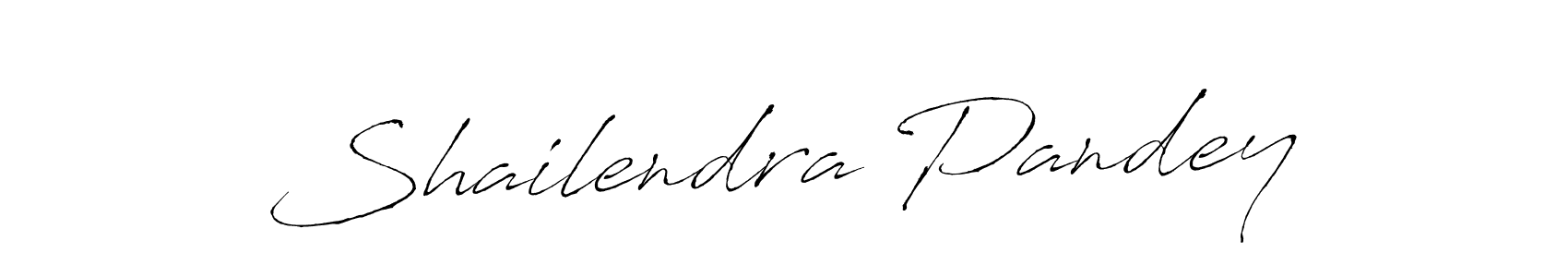 Shailendra Pandey stylish signature style. Best Handwritten Sign (Antro_Vectra) for my name. Handwritten Signature Collection Ideas for my name Shailendra Pandey. Shailendra Pandey signature style 6 images and pictures png