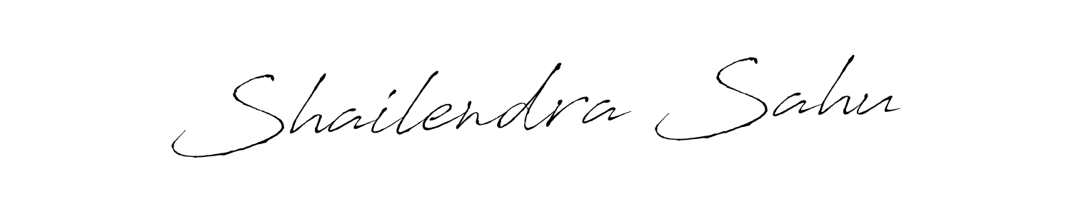 How to make Shailendra Sahu signature? Antro_Vectra is a professional autograph style. Create handwritten signature for Shailendra Sahu name. Shailendra Sahu signature style 6 images and pictures png