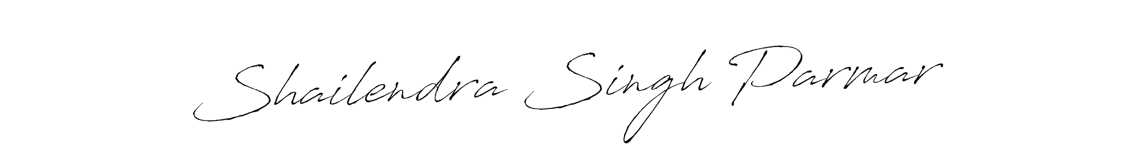 How to make Shailendra Singh Parmar signature? Antro_Vectra is a professional autograph style. Create handwritten signature for Shailendra Singh Parmar name. Shailendra Singh Parmar signature style 6 images and pictures png
