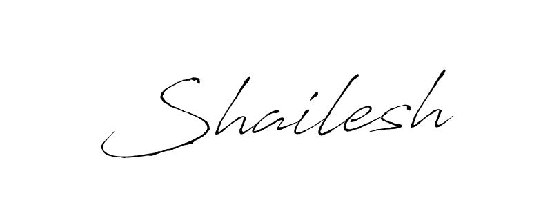 How to make Shailesh signature? Antro_Vectra is a professional autograph style. Create handwritten signature for Shailesh name. Shailesh signature style 6 images and pictures png