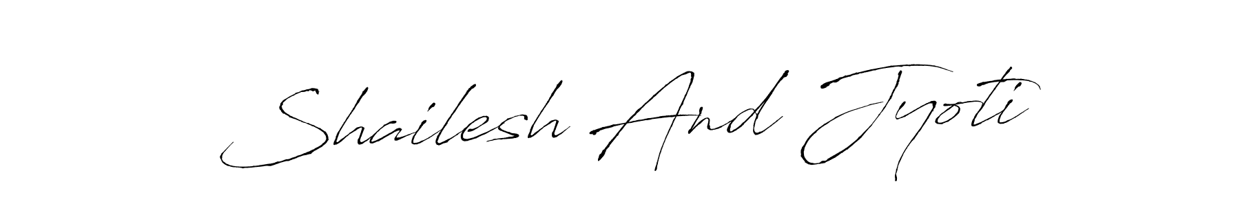 You should practise on your own different ways (Antro_Vectra) to write your name (Shailesh And Jyoti) in signature. don't let someone else do it for you. Shailesh And Jyoti signature style 6 images and pictures png