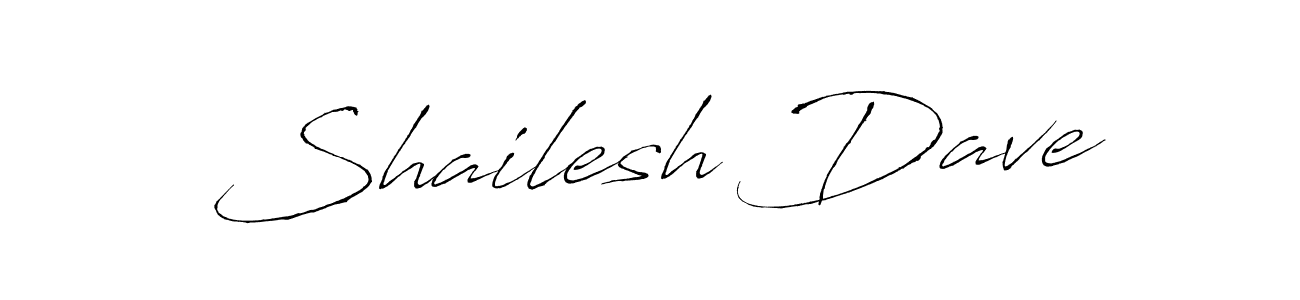 Create a beautiful signature design for name Shailesh Dave. With this signature (Antro_Vectra) fonts, you can make a handwritten signature for free. Shailesh Dave signature style 6 images and pictures png