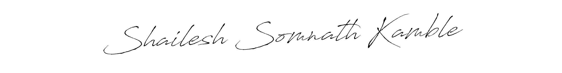 Make a short Shailesh Somnath Kamble signature style. Manage your documents anywhere anytime using Antro_Vectra. Create and add eSignatures, submit forms, share and send files easily. Shailesh Somnath Kamble signature style 6 images and pictures png
