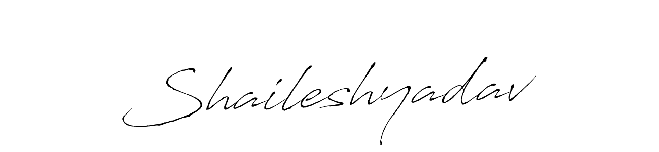 Create a beautiful signature design for name Shaileshyadav. With this signature (Antro_Vectra) fonts, you can make a handwritten signature for free. Shaileshyadav signature style 6 images and pictures png