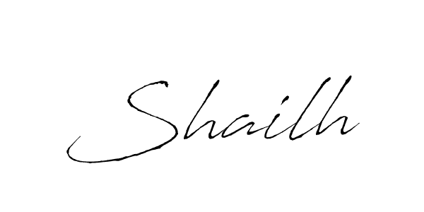 Use a signature maker to create a handwritten signature online. With this signature software, you can design (Antro_Vectra) your own signature for name Shailh. Shailh signature style 6 images and pictures png
