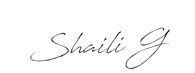 Best and Professional Signature Style for Shaili G. Antro_Vectra Best Signature Style Collection. Shaili G signature style 6 images and pictures png