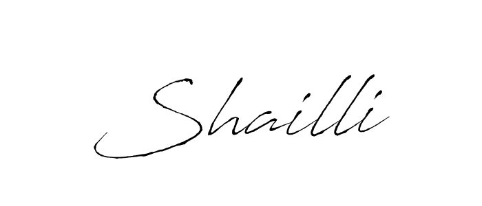 Use a signature maker to create a handwritten signature online. With this signature software, you can design (Antro_Vectra) your own signature for name Shailli. Shailli signature style 6 images and pictures png