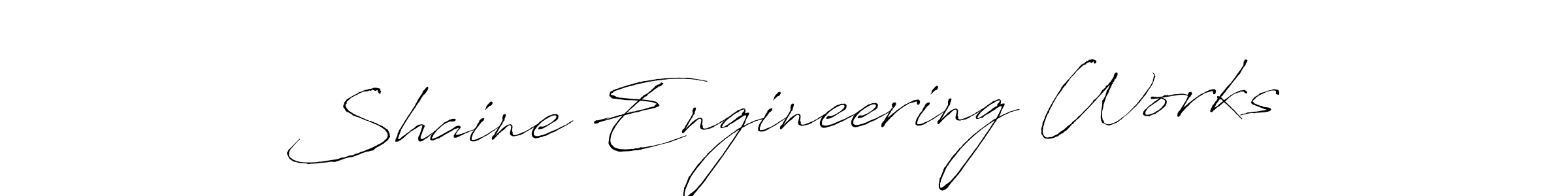 Make a beautiful signature design for name Shaine Engineering Works. Use this online signature maker to create a handwritten signature for free. Shaine Engineering Works signature style 6 images and pictures png