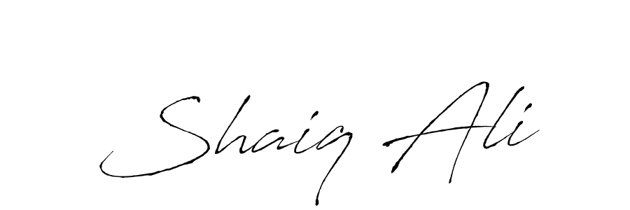 How to make Shaiq Ali signature? Antro_Vectra is a professional autograph style. Create handwritten signature for Shaiq Ali name. Shaiq Ali signature style 6 images and pictures png