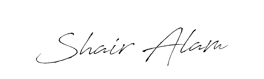 How to make Shair Alam name signature. Use Antro_Vectra style for creating short signs online. This is the latest handwritten sign. Shair Alam signature style 6 images and pictures png