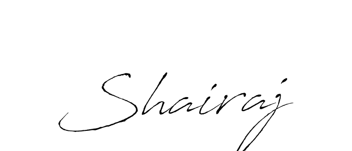 Shairaj stylish signature style. Best Handwritten Sign (Antro_Vectra) for my name. Handwritten Signature Collection Ideas for my name Shairaj. Shairaj signature style 6 images and pictures png