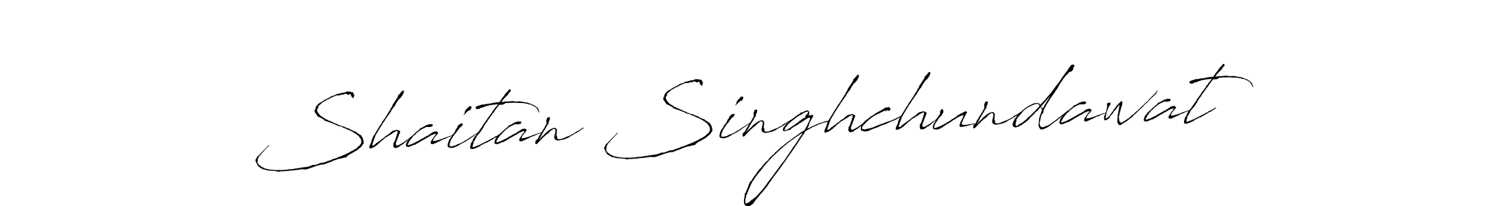 Similarly Antro_Vectra is the best handwritten signature design. Signature creator online .You can use it as an online autograph creator for name Shaitan Singhchundawat. Shaitan Singhchundawat signature style 6 images and pictures png