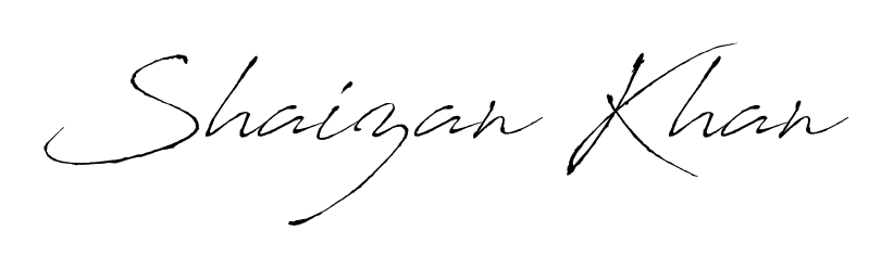 How to make Shaizan Khan signature? Antro_Vectra is a professional autograph style. Create handwritten signature for Shaizan Khan name. Shaizan Khan signature style 6 images and pictures png