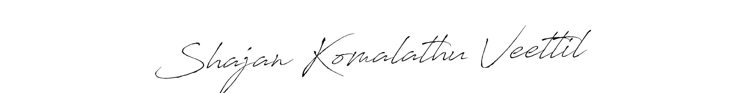 Shajan Komalathu Veettil stylish signature style. Best Handwritten Sign (Antro_Vectra) for my name. Handwritten Signature Collection Ideas for my name Shajan Komalathu Veettil. Shajan Komalathu Veettil signature style 6 images and pictures png