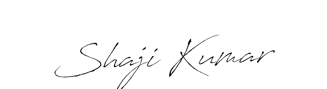 How to make Shaji Kumar name signature. Use Antro_Vectra style for creating short signs online. This is the latest handwritten sign. Shaji Kumar signature style 6 images and pictures png