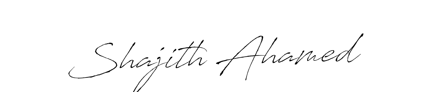 Also we have Shajith Ahamed name is the best signature style. Create professional handwritten signature collection using Antro_Vectra autograph style. Shajith Ahamed signature style 6 images and pictures png