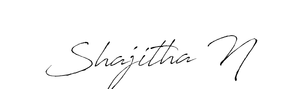 Here are the top 10 professional signature styles for the name Shajitha N. These are the best autograph styles you can use for your name. Shajitha N signature style 6 images and pictures png