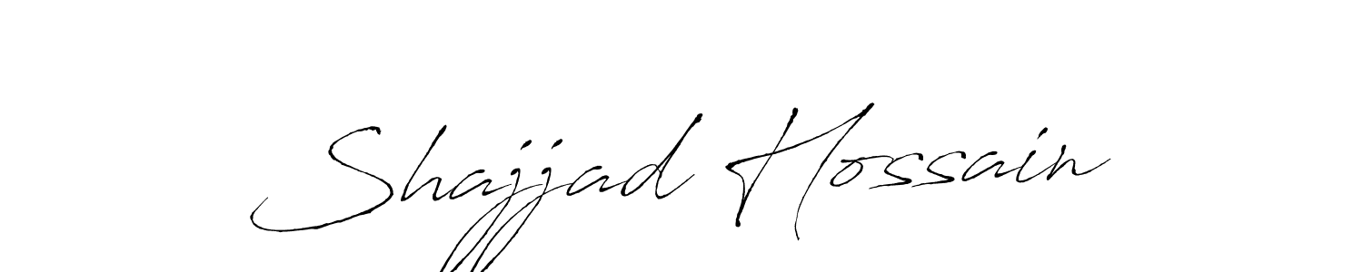 How to make Shajjad Hossain signature? Antro_Vectra is a professional autograph style. Create handwritten signature for Shajjad Hossain name. Shajjad Hossain signature style 6 images and pictures png