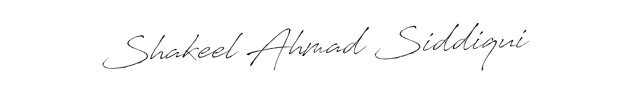 Also we have Shakeel Ahmad Siddiqui name is the best signature style. Create professional handwritten signature collection using Antro_Vectra autograph style. Shakeel Ahmad Siddiqui signature style 6 images and pictures png