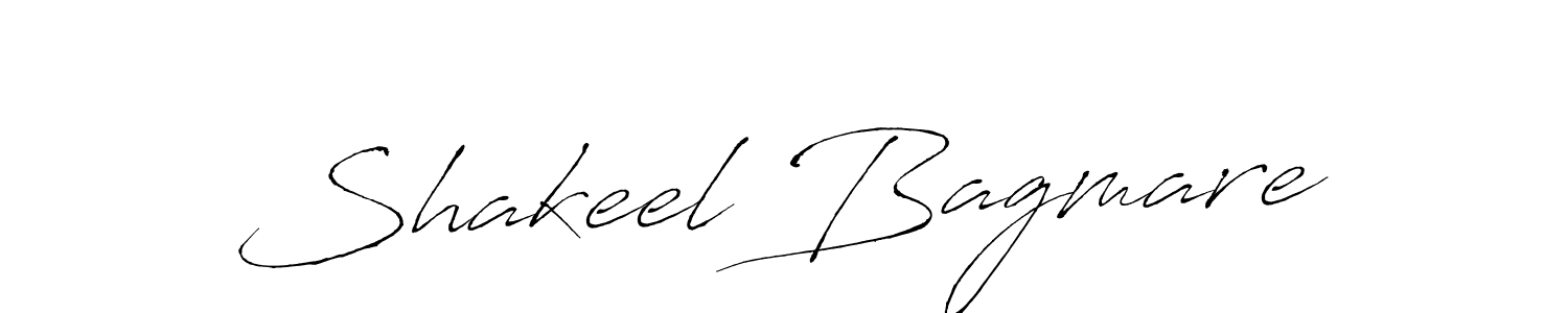 This is the best signature style for the Shakeel Bagmare name. Also you like these signature font (Antro_Vectra). Mix name signature. Shakeel Bagmare signature style 6 images and pictures png