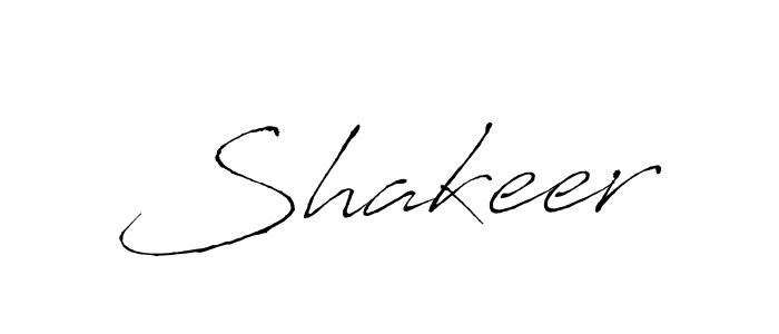 Design your own signature with our free online signature maker. With this signature software, you can create a handwritten (Antro_Vectra) signature for name Shakeer. Shakeer signature style 6 images and pictures png