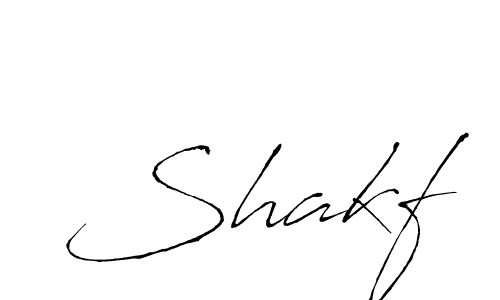 Use a signature maker to create a handwritten signature online. With this signature software, you can design (Antro_Vectra) your own signature for name Shakf. Shakf signature style 6 images and pictures png