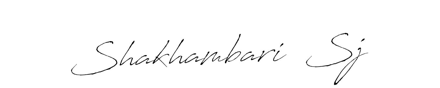 You should practise on your own different ways (Antro_Vectra) to write your name (Shakhambari  Sj) in signature. don't let someone else do it for you. Shakhambari  Sj signature style 6 images and pictures png