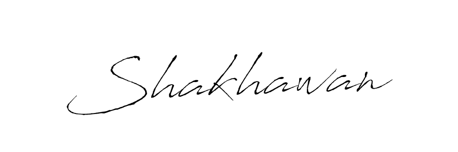 Use a signature maker to create a handwritten signature online. With this signature software, you can design (Antro_Vectra) your own signature for name Shakhawan. Shakhawan signature style 6 images and pictures png