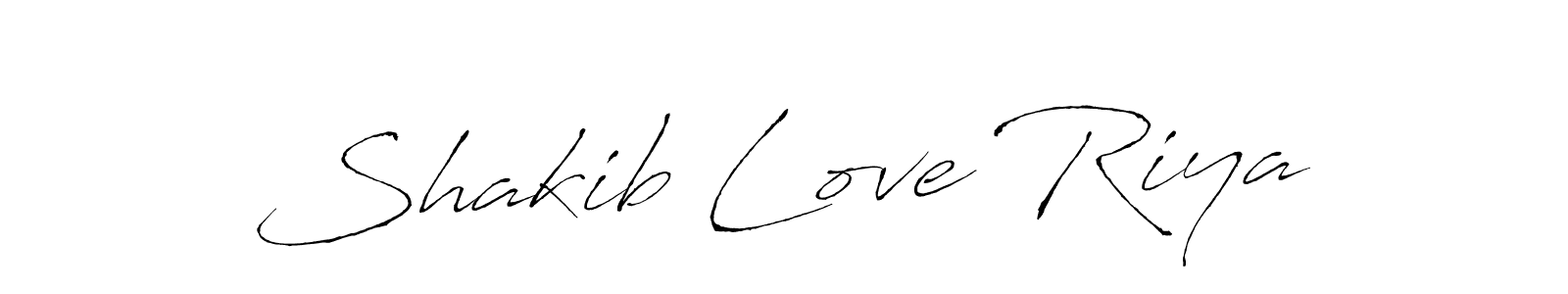 Similarly Antro_Vectra is the best handwritten signature design. Signature creator online .You can use it as an online autograph creator for name Shakib Love Riya. Shakib Love Riya signature style 6 images and pictures png