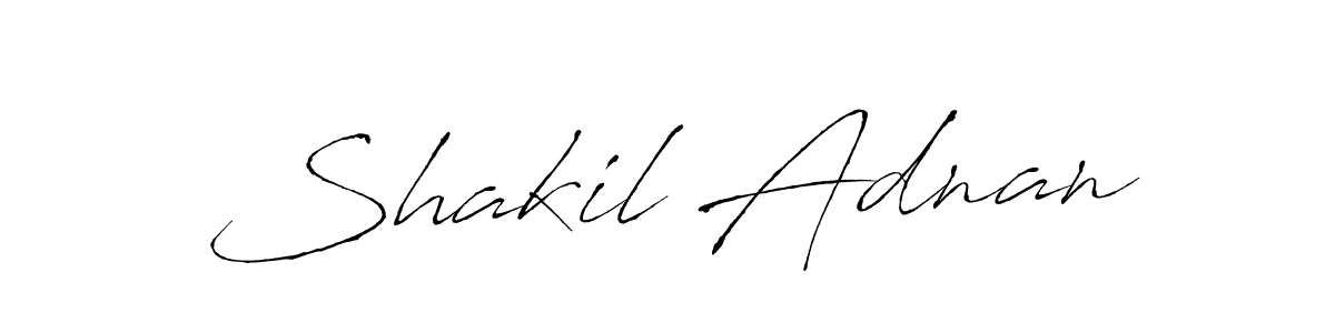 Also You can easily find your signature by using the search form. We will create Shakil Adnan name handwritten signature images for you free of cost using Antro_Vectra sign style. Shakil Adnan signature style 6 images and pictures png