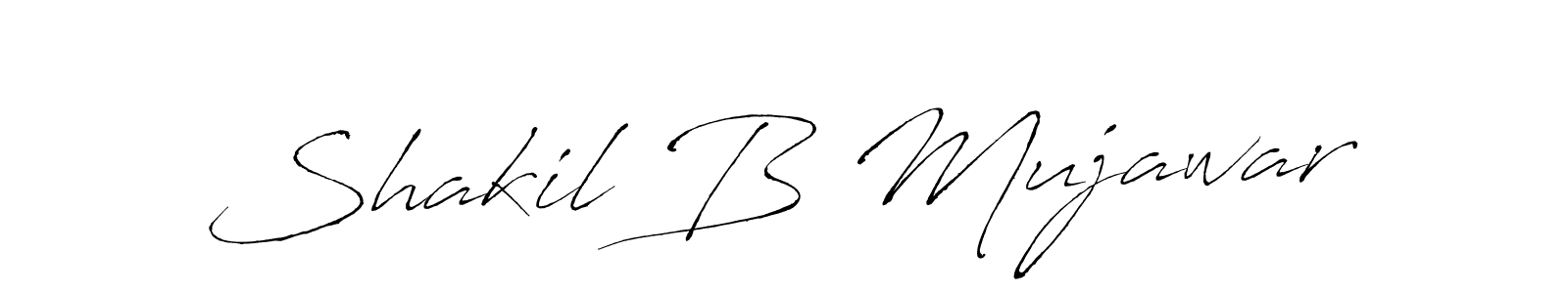 It looks lik you need a new signature style for name Shakil B Mujawar. Design unique handwritten (Antro_Vectra) signature with our free signature maker in just a few clicks. Shakil B Mujawar signature style 6 images and pictures png