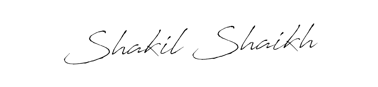 It looks lik you need a new signature style for name Shakil Shaikh. Design unique handwritten (Antro_Vectra) signature with our free signature maker in just a few clicks. Shakil Shaikh signature style 6 images and pictures png