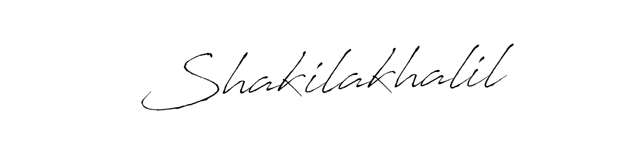 Shakilakhalil stylish signature style. Best Handwritten Sign (Antro_Vectra) for my name. Handwritten Signature Collection Ideas for my name Shakilakhalil. Shakilakhalil signature style 6 images and pictures png