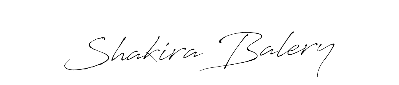 How to make Shakira Balery name signature. Use Antro_Vectra style for creating short signs online. This is the latest handwritten sign. Shakira Balery signature style 6 images and pictures png