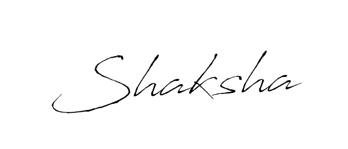 Make a beautiful signature design for name Shaksha. With this signature (Antro_Vectra) style, you can create a handwritten signature for free. Shaksha signature style 6 images and pictures png