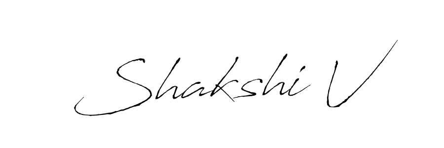 How to make Shakshi V name signature. Use Antro_Vectra style for creating short signs online. This is the latest handwritten sign. Shakshi V signature style 6 images and pictures png