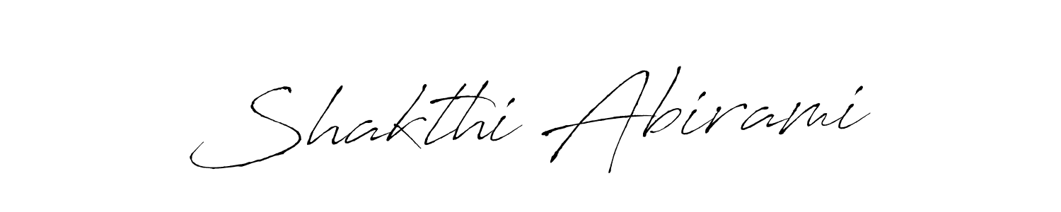 The best way (Antro_Vectra) to make a short signature is to pick only two or three words in your name. The name Shakthi Abirami include a total of six letters. For converting this name. Shakthi Abirami signature style 6 images and pictures png