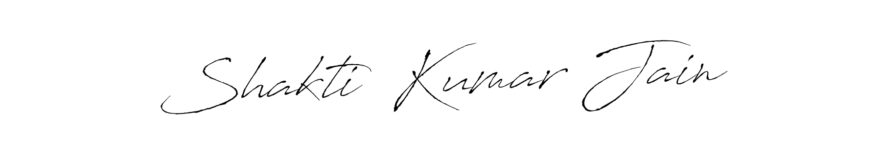 Design your own signature with our free online signature maker. With this signature software, you can create a handwritten (Antro_Vectra) signature for name Shakti  Kumar Jain. Shakti  Kumar Jain signature style 6 images and pictures png
