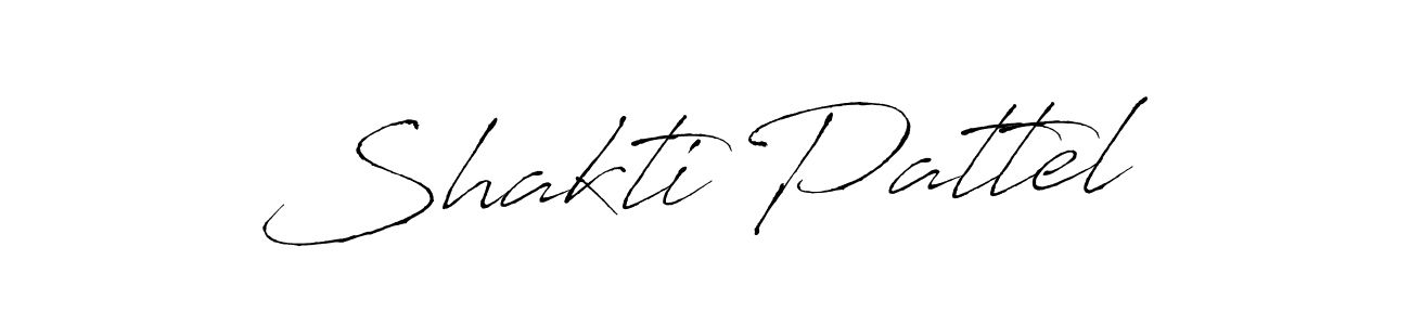 Shakti Pattel stylish signature style. Best Handwritten Sign (Antro_Vectra) for my name. Handwritten Signature Collection Ideas for my name Shakti Pattel. Shakti Pattel signature style 6 images and pictures png