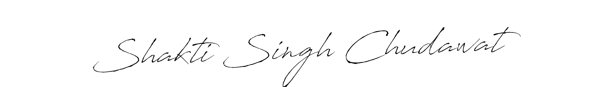 Create a beautiful signature design for name Shakti Singh Chudawat. With this signature (Antro_Vectra) fonts, you can make a handwritten signature for free. Shakti Singh Chudawat signature style 6 images and pictures png