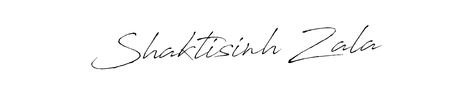 You should practise on your own different ways (Antro_Vectra) to write your name (Shaktisinh Zala) in signature. don't let someone else do it for you. Shaktisinh Zala signature style 6 images and pictures png