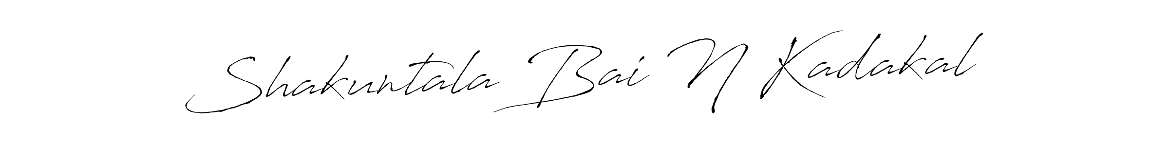 Use a signature maker to create a handwritten signature online. With this signature software, you can design (Antro_Vectra) your own signature for name Shakuntala Bai N Kadakal. Shakuntala Bai N Kadakal signature style 6 images and pictures png