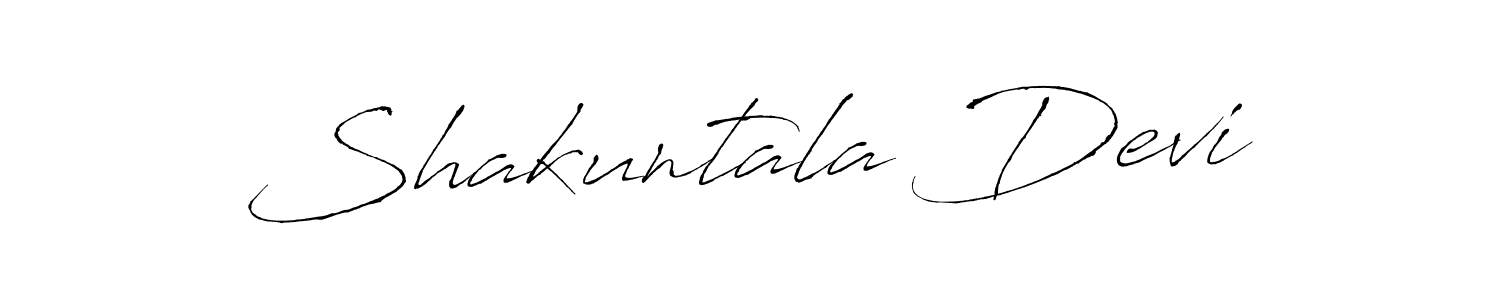 Design your own signature with our free online signature maker. With this signature software, you can create a handwritten (Antro_Vectra) signature for name Shakuntala Devi. Shakuntala Devi signature style 6 images and pictures png