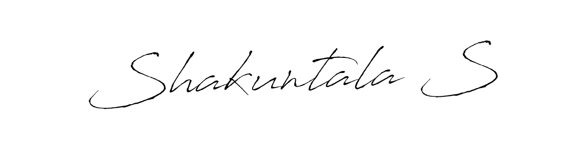 Use a signature maker to create a handwritten signature online. With this signature software, you can design (Antro_Vectra) your own signature for name Shakuntala S. Shakuntala S signature style 6 images and pictures png