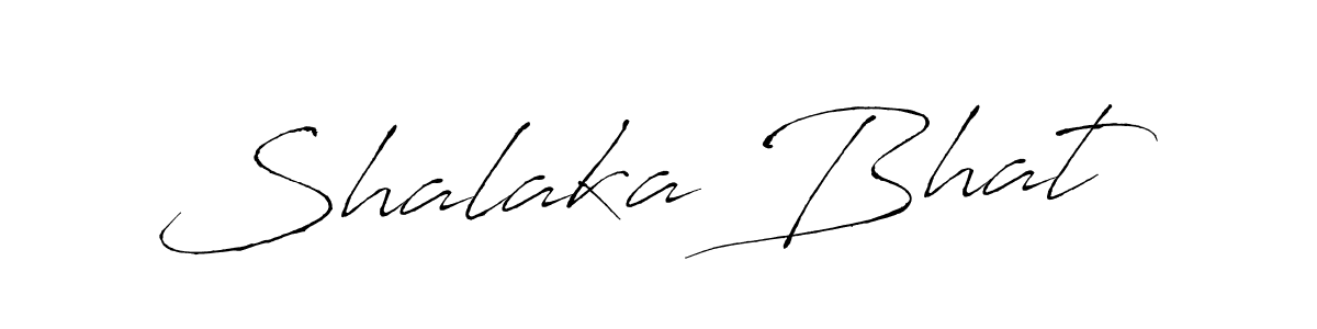 Design your own signature with our free online signature maker. With this signature software, you can create a handwritten (Antro_Vectra) signature for name Shalaka Bhat. Shalaka Bhat signature style 6 images and pictures png