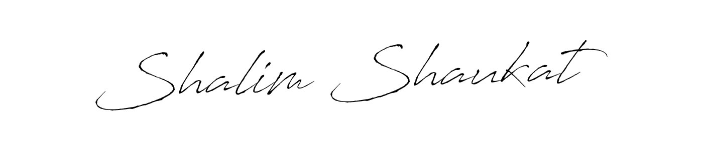 Create a beautiful signature design for name Shalim Shaukat. With this signature (Antro_Vectra) fonts, you can make a handwritten signature for free. Shalim Shaukat signature style 6 images and pictures png